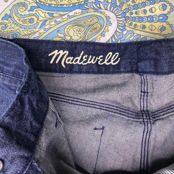 Madewell High-Rise Mid-Length Cut Off Shorts - Picture 7 of 12